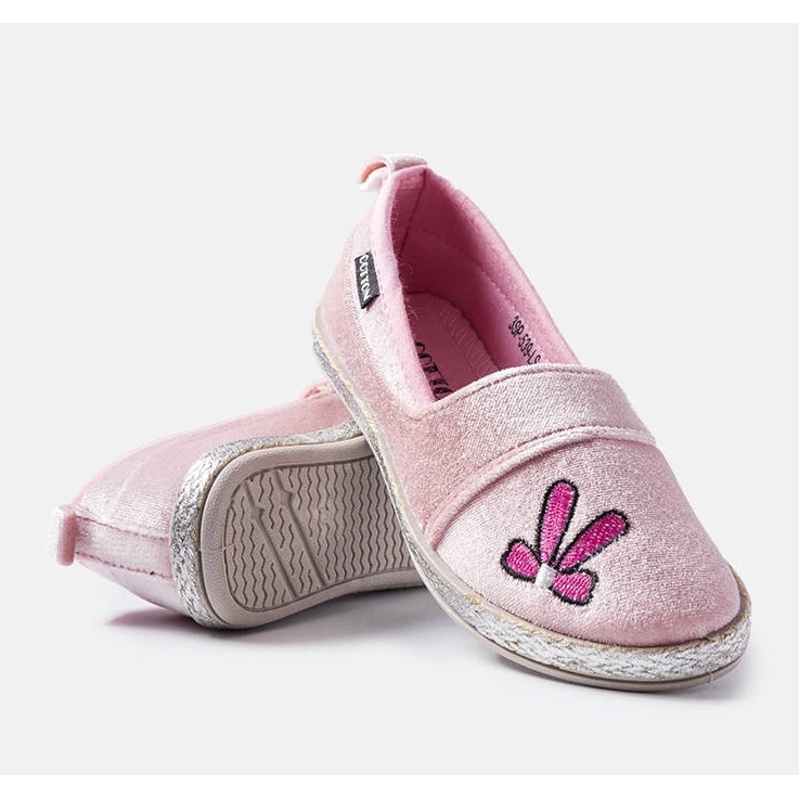 Rózsaszín velúr balerinák a Patria-tól 2