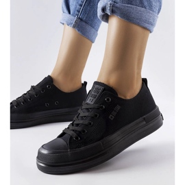 Fekete platform tornacipő a Big Star LL274967-től 1