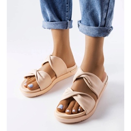 Bézs Big Star papucs LL274A122 1