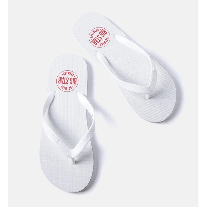Fehér flip-flop Big Star FF174613 1