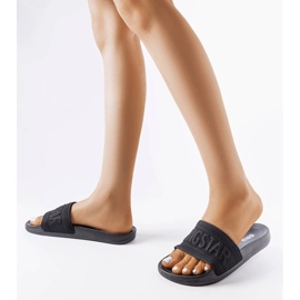 Big Star fekete papucs LL274A158 2