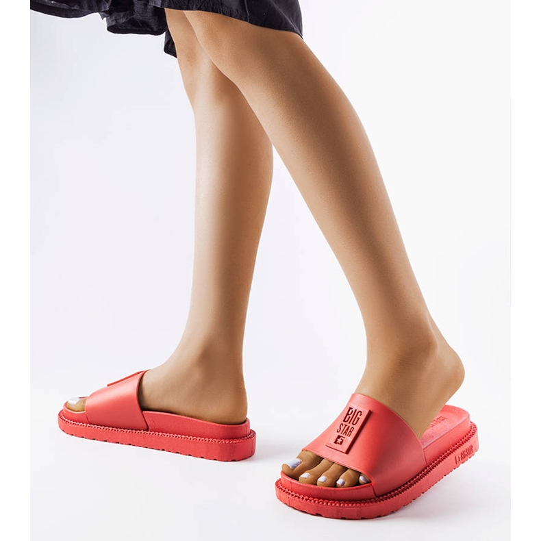 Big Star piros papucs LL274430 2