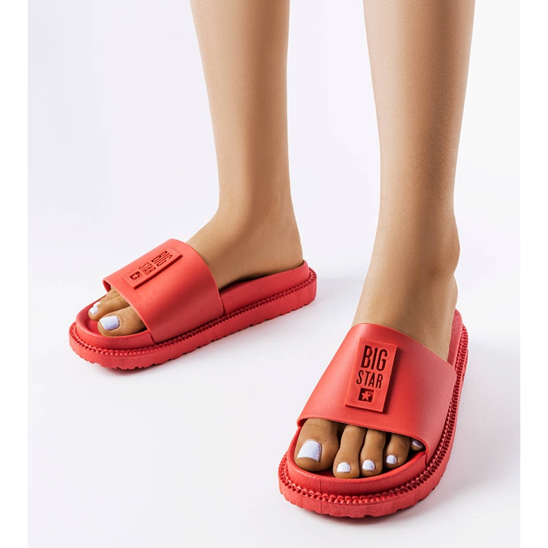 Big Star piros papucs LL274430 1