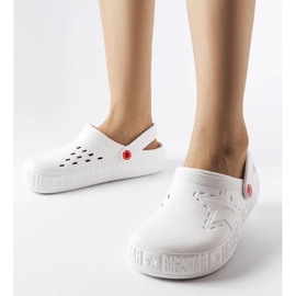 Big Star II275003 fehér papucs 1