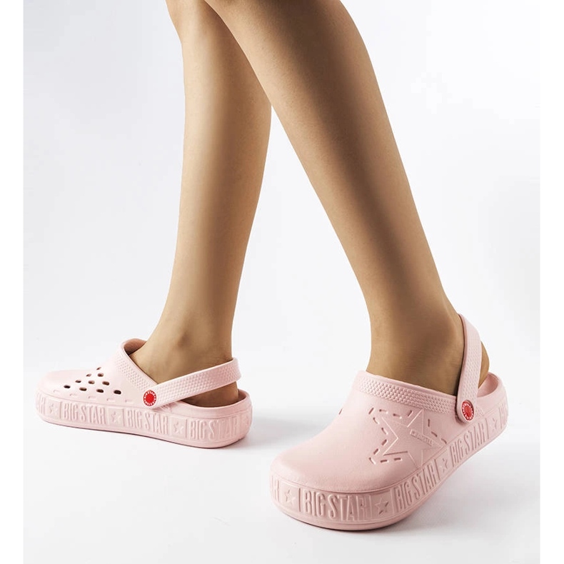 Big Star II275008 rózsaszín papucs 2