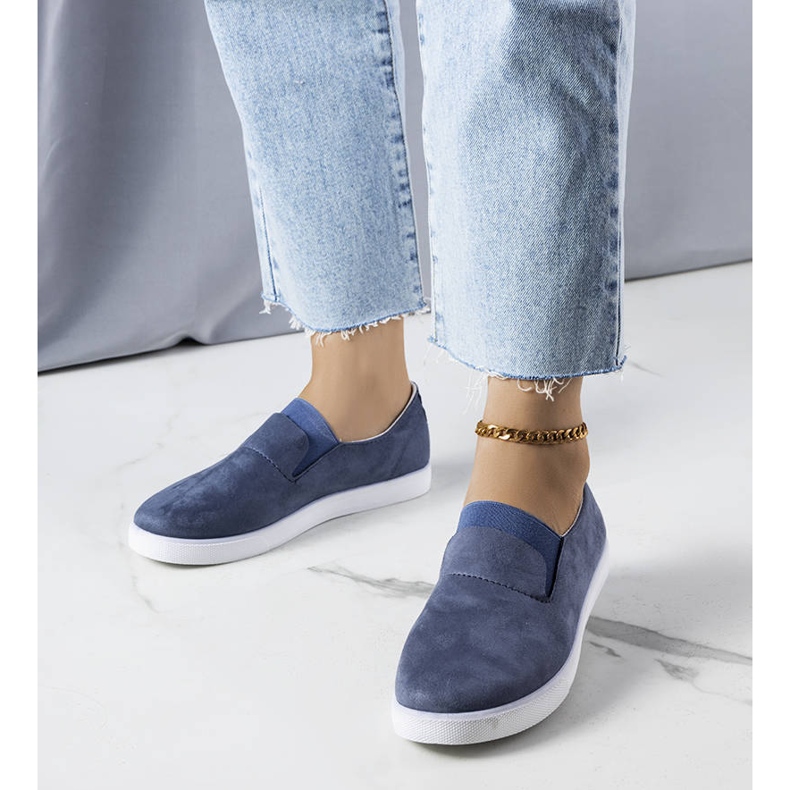 PA1 Kék öko-velúr tornacipő a Jamaltól 1