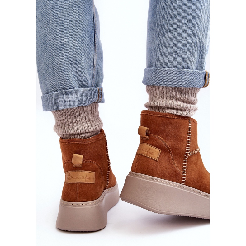 Női velúr hócsizma Maciejka 06257-29 barna 1