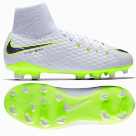 Nike Hypervenom Phantom 3 Academy Df Fg Jr AH7287-107 futballcipő fehér fehér 1 Nike Hypervenom Phantom 3 Academy Df Fg Jr AH7287-107 futballcipő fehér fehér 1