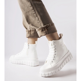 Fehér szigetelt tornacipő Big Star MM274624 1