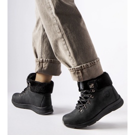 Fekete szigetelt csizma Big Star MM274488 1