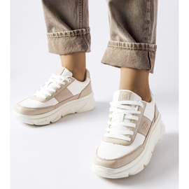 White Big Star MM274500 tornacipő bézs 1