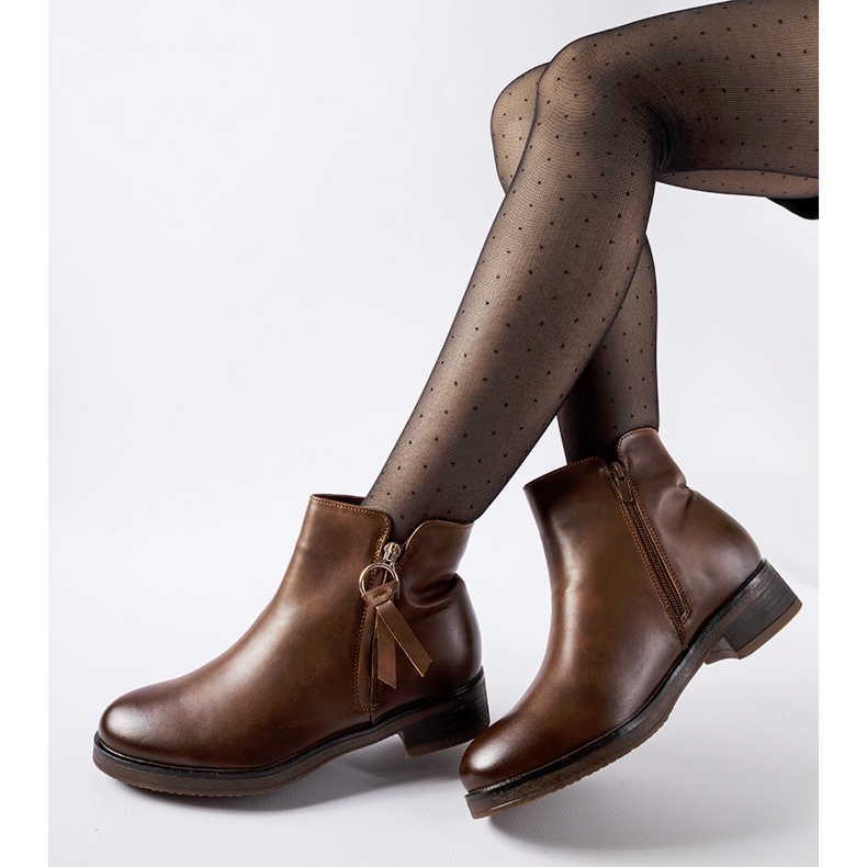 Barna hőszigetelt klasszikus Corciano bokacsizma 1