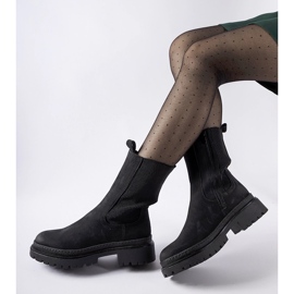 Fekete szigetelt Bernardo magas csizma 1 Fekete szigetelt Bernardo magas csizma 1