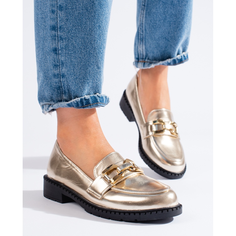 Shelovet női arany cipő aranysárga 1