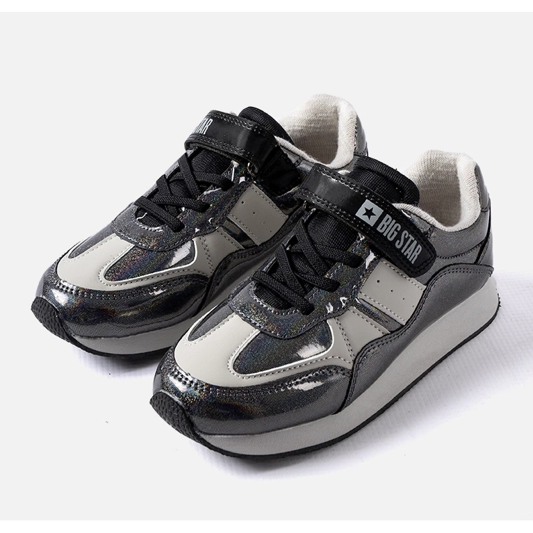 Fekete csillogó tornacipő Big Star KK374103 1
