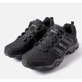 Fekete és szürke Big Star GG174269 trekking cipő 1