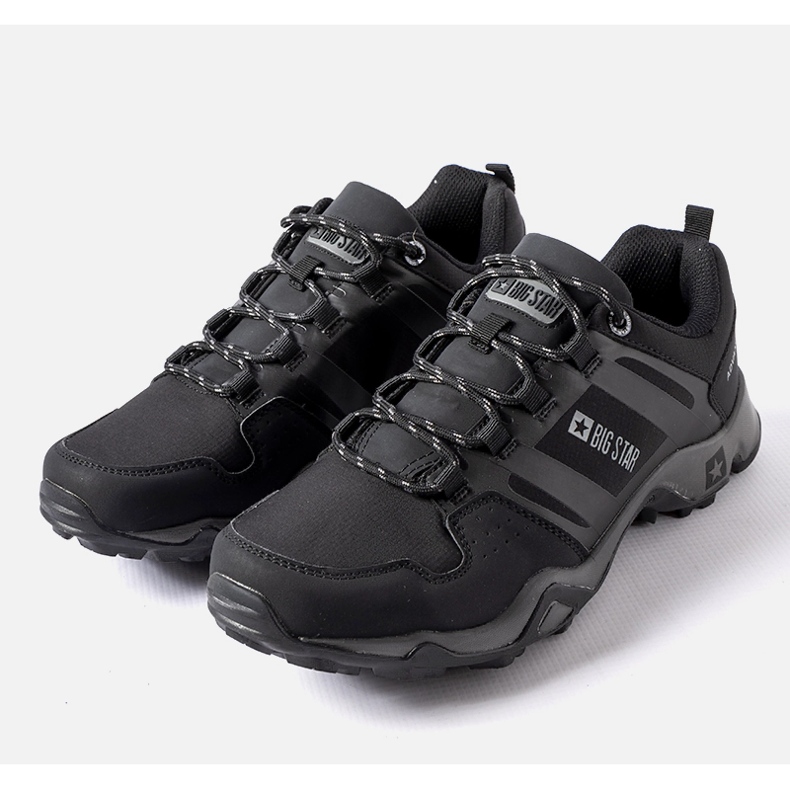 Fekete és szürke Big Star GG174269 trekking cipő 1