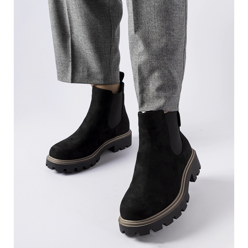 Fekete szigetelt csizma Big Star MM274372 1