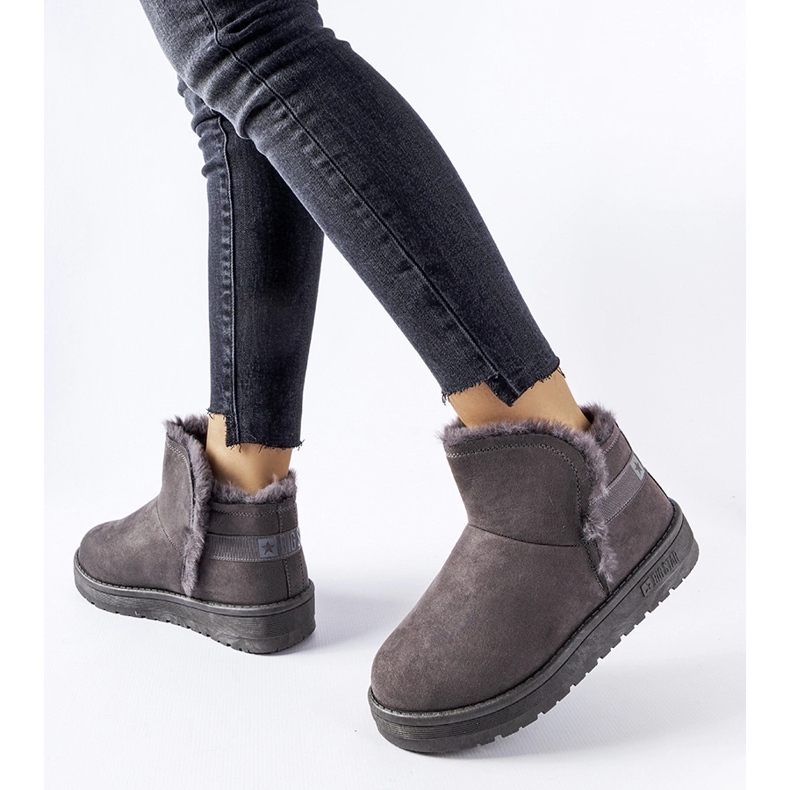 Szürke hócsizma Big Star KK274623 1