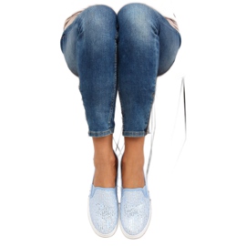 Csipke bebújós pasztellszínek XIN07P Világoskék 2