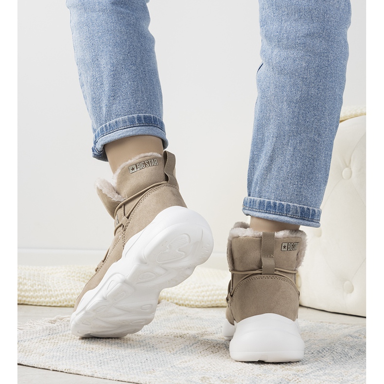 Bézs stílusos Big Star csizma nőknek Marrero 1 Bézs stílusos Big Star csizma nőknek Marrero 1