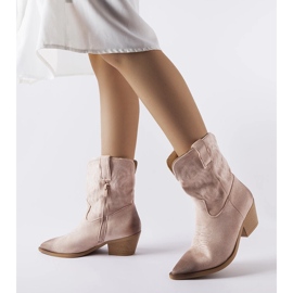 Ernestine klasszikus rózsaszín cowboy csizma 1