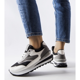 Inna Fekete-fehér platform tornacipő a Doirons-tól 1