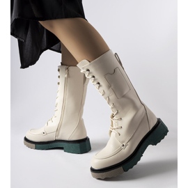 A márka bézs színű magas csizmái Nebida 1 A márka bézs színű magas csizmái Nebida 1