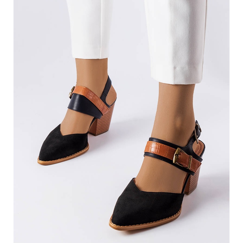 Hardouin fekete tűsarkú pumpák 1 Hardouin fekete tűsarkú pumpák 1