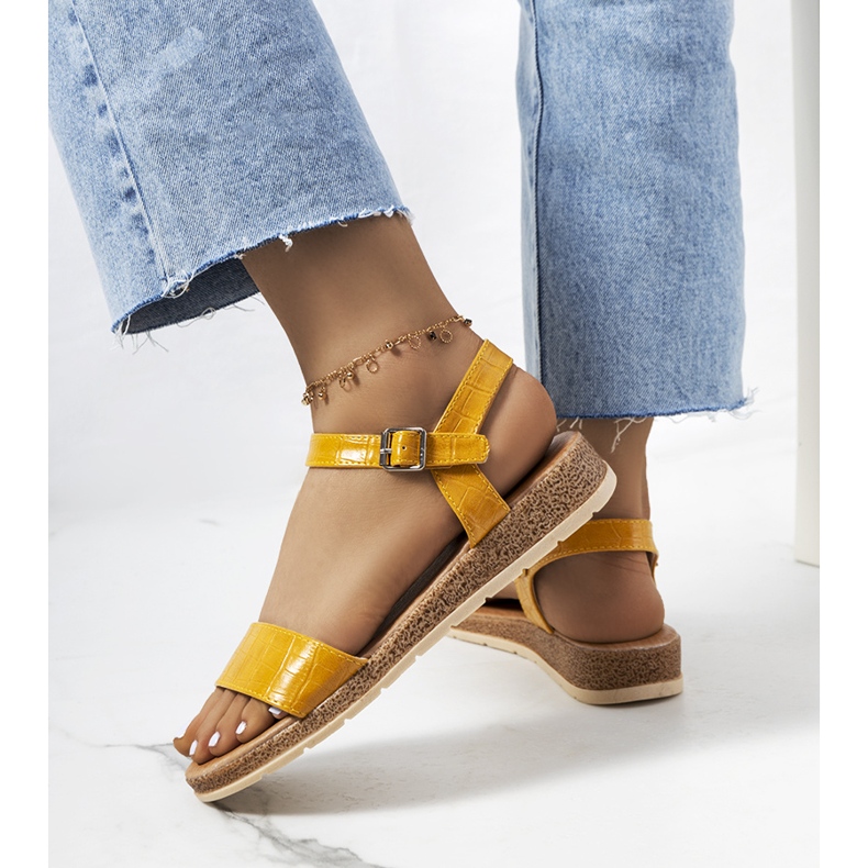 Sárga Speier női szandál 1