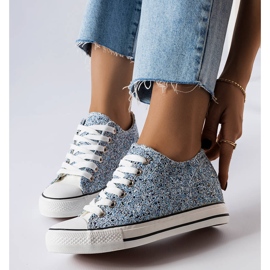 A márka Garceau kék színű, alacsony cipői 1