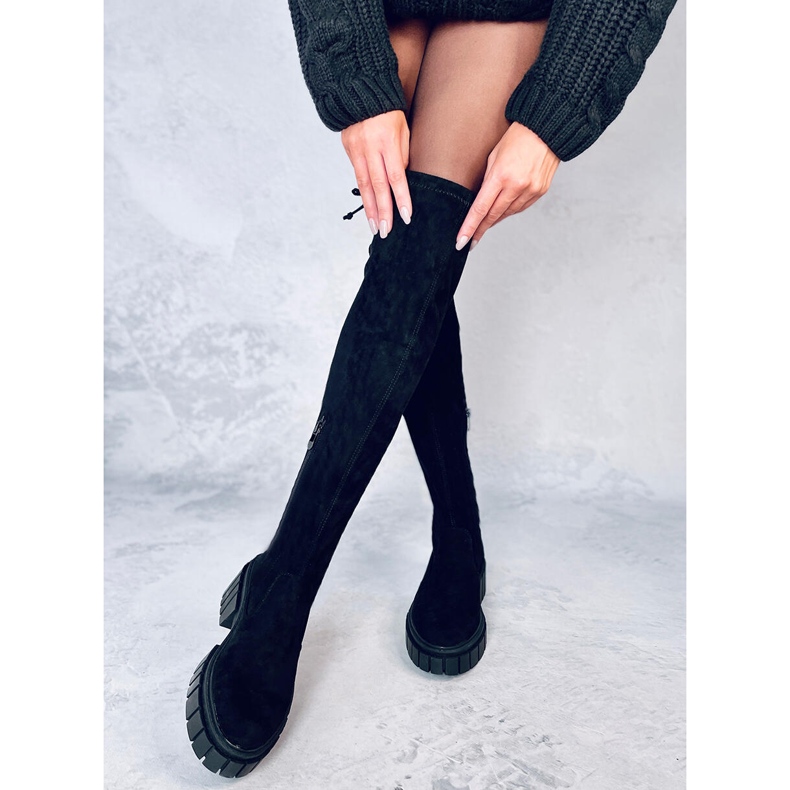 Női Alyssa fekete csizma 2