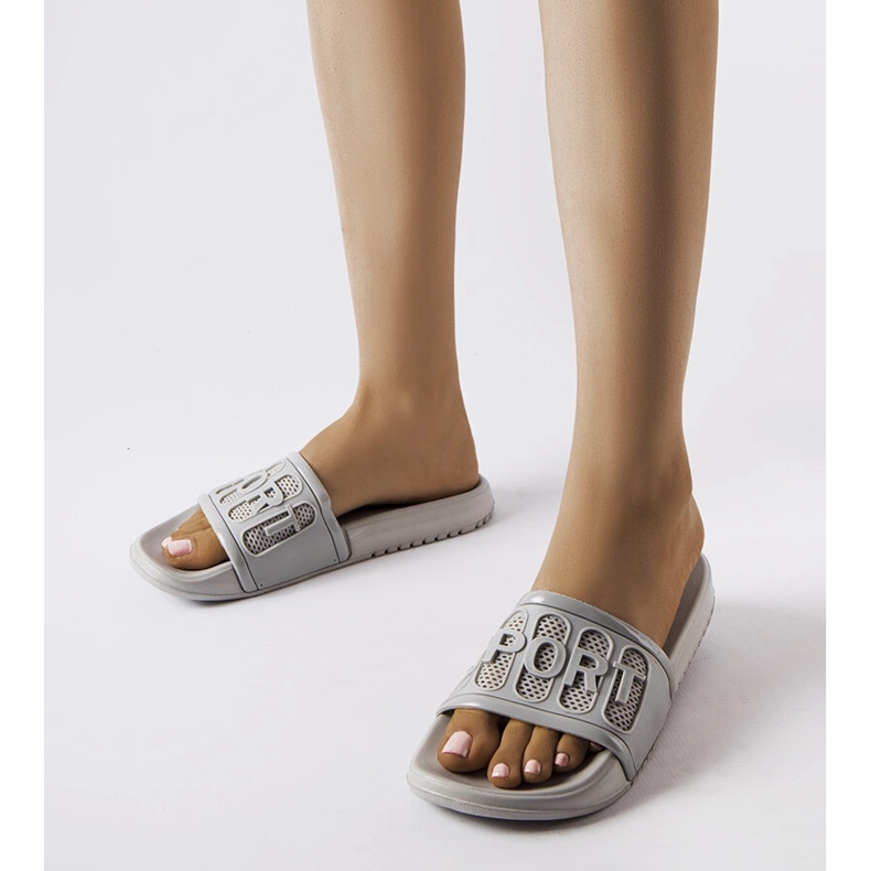 Moiariello szürke gumi csúszdák 1