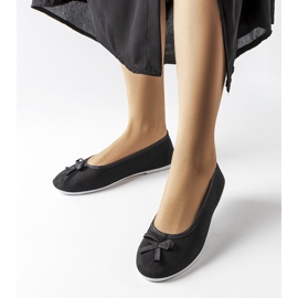 Inna Fekete szövet balerinák a Gendrontól 1 Inna Fekete szövet balerinák a Gendrontól 1