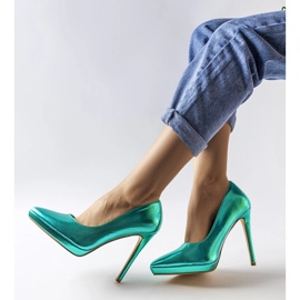 Kristin zöld tükörsarkú 1