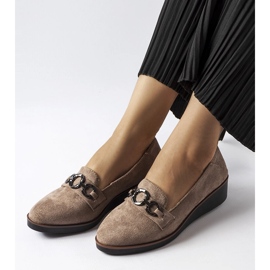 Barna velúr ékelt naplopók a márkától Erin 1