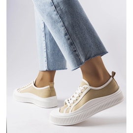 Alfianello bézs platformú tornacipő 1