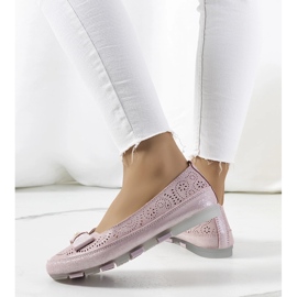 Catania rózsaszín bőrcipők 1