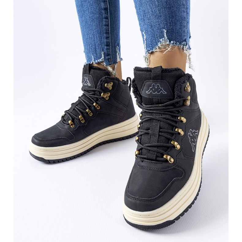 Kappa 243364 Tobin fekete szigetelt cipő 1