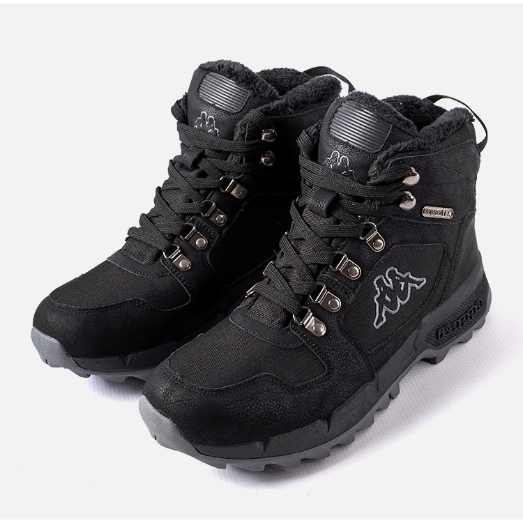 Fekete és szürke Kappa 243366 Cook Ii Tex cipő 1