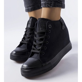 Big Star LL274034 fekete wedge tornacipő 1