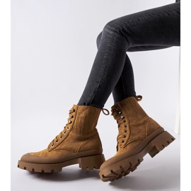 Barna, öko-velúr csizma az Orson márkától 1