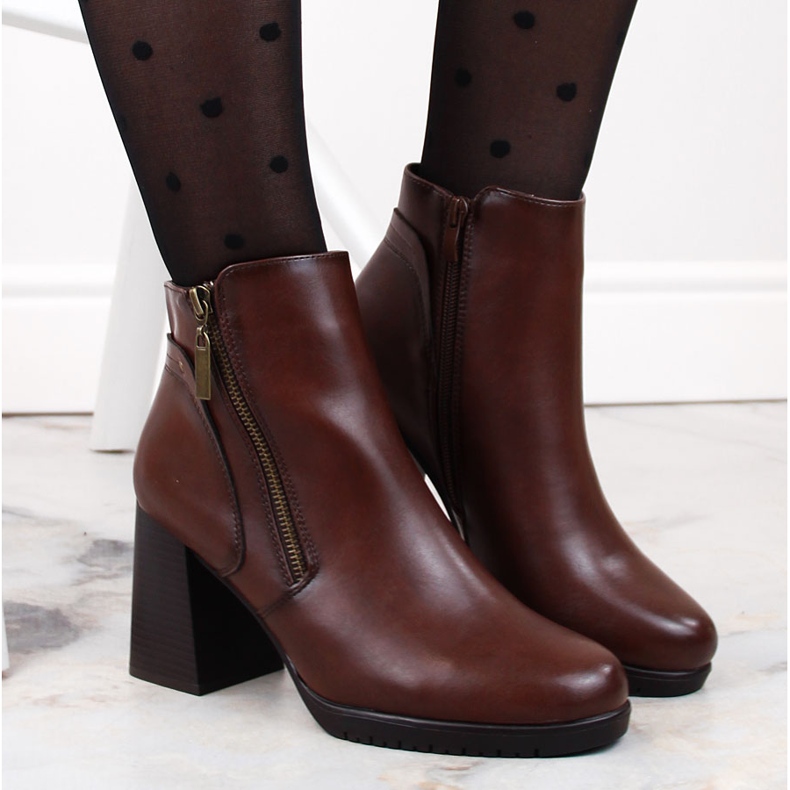 Női hőszigetelt barna bokacsizma, Sergio Leone BT323 1