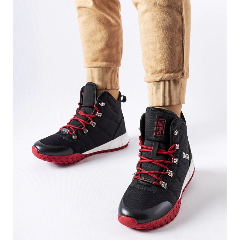 Fekete ifjúsági cipő Big Star KK274217 1