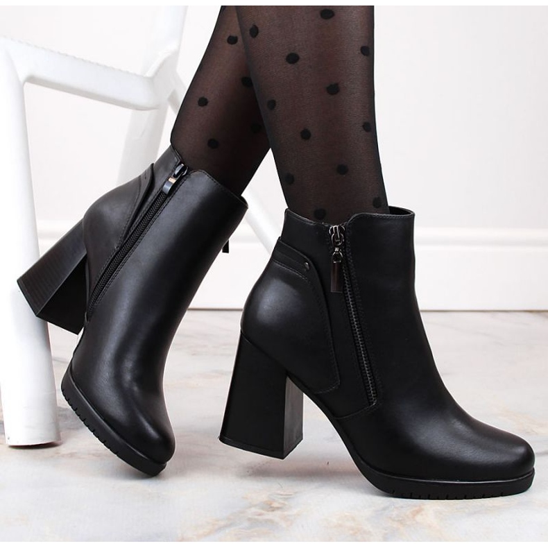 Sergio Leone W SK425A szigetelt bokacsizma, fekete 1