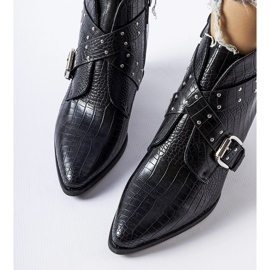 Fekete Corrado cowboy csizma magas sarkúval 1