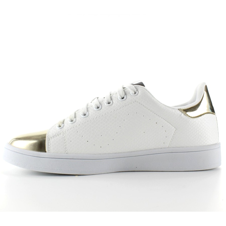 Fémes orrú tornacipő YP-01 Gold fehér sárga 1