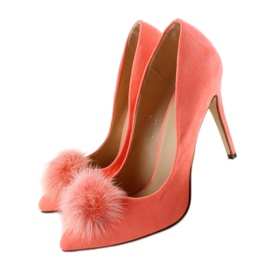 ZJ-06 Narancssárga dobozok pomponjával ellátott tűk rózsaszín 2 ZJ-06 Narancssárga dobozok pomponjával ellátott tűk rózsaszín 2