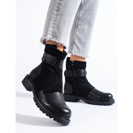 SHELOVET Fekete női táskák csattal 1