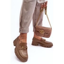 Női naplopók Khaki Peuria díszítéssel bézs 2